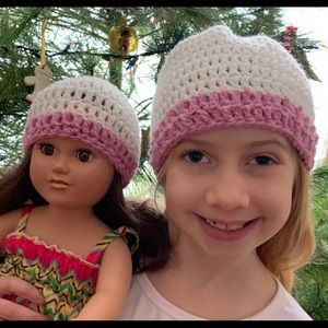 Matching child and doll hat